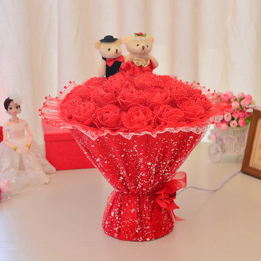 Lámpara Rosa Romántica para Dormitorio - Luz Cálida de Cabecera - Image 8