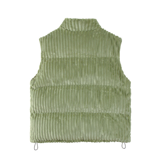 Chaleco Acolchado Polar para Hombre - Abrigo Casual Grueso de Cuello Alto - Image 2