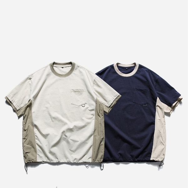 Camiseta Deportiva Suelta Diseño Mountain para Hombre
