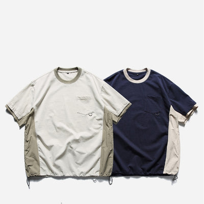 Camiseta Deportiva Suelta Diseño Mountain para Hombre