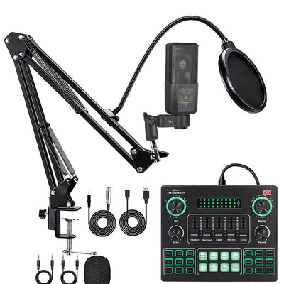 Kit Profesional de Micrófono Condensador con Tarjeta de Sonido - Image 10