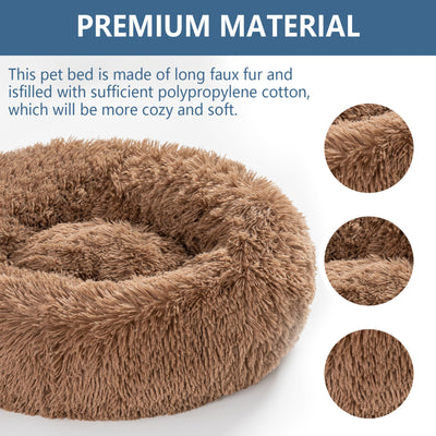 Cama Donut para Perros - Cómoda Felpa Suave Lavable - Image 86