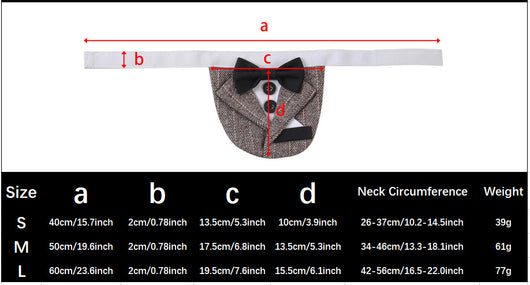 Traje de Mascota Elegante para Bodas con Diseño Triangular - Image 9