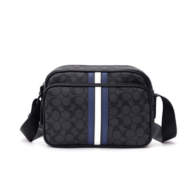 Bolsa Casual para Hombre con Diseño de Letras y Cuadros Pequeños - Image 6