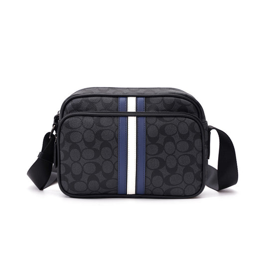 Bolsa Casual para Hombre con Diseño de Letras y Cuadros Pequeños - Image 6