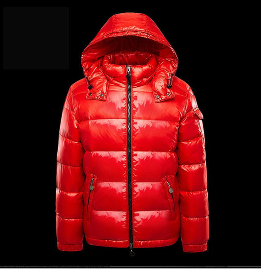 Abrigo Corto Brillante Acolchado para Hombre - Chaqueta de Plumón Térmico - Image 9