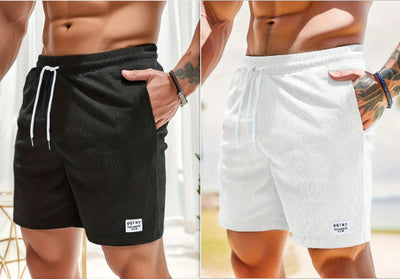 Shorts Deportivos de Cordón Verano Pana Hombre - Image 4
