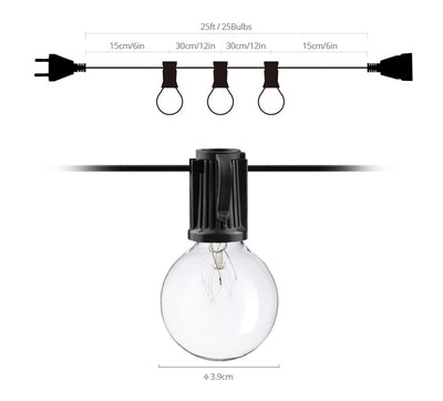 Guirnalda de Luces Navideñas LED Resistente al Agua 220V - Image 7