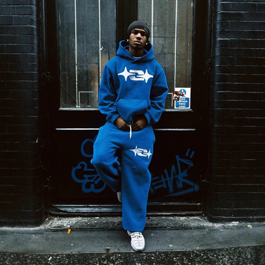 Sudadera Hip-hop Retro Casual para Otoño e Invierno