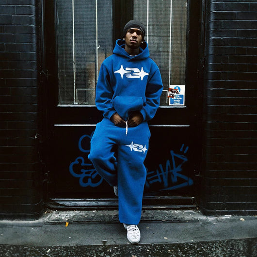 Sudadera Hip-hop Retro Casual para Otoño e Invierno