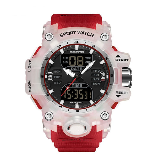 Reloj Despertador Multifuncional con Luz Verde y Sensor Fotoeléctrico - Resistente al Agua y Golpes - Image 14