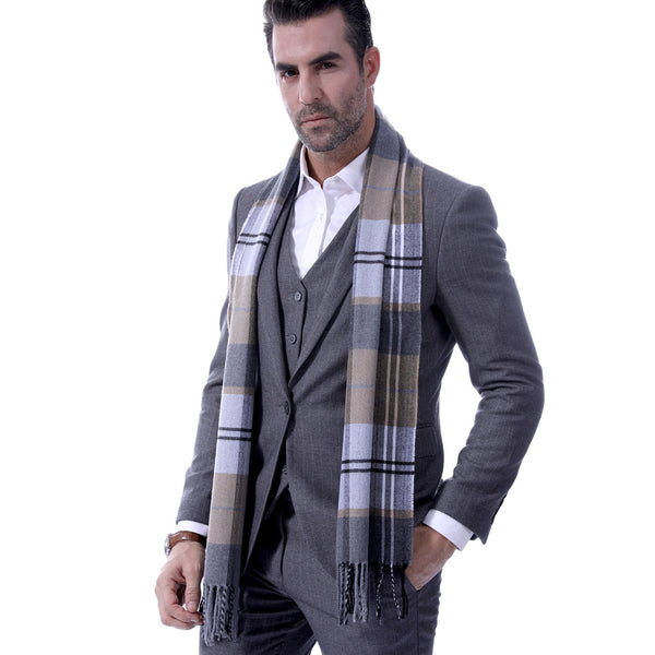 Bufanda Versátil para Hombre - Elegancia Casual y Profesional