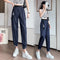 Pantalones Harem Denim Tencel Versátiles