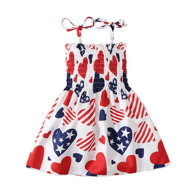Vestido Infantil con Estampado de Amor Europeo y Americano - Image 17