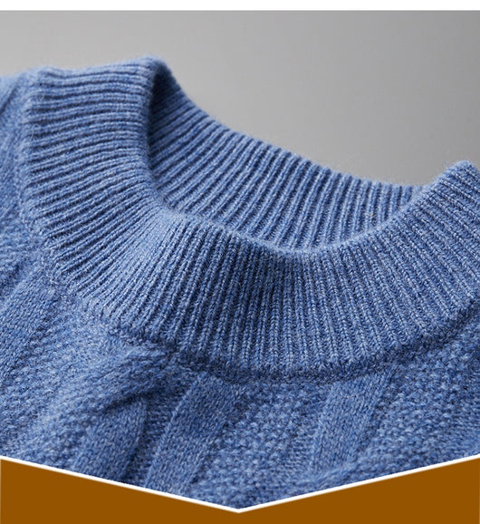Suéter Cuello Alto Grueso para Hombre - Pullover Tejido Premium - Image 27