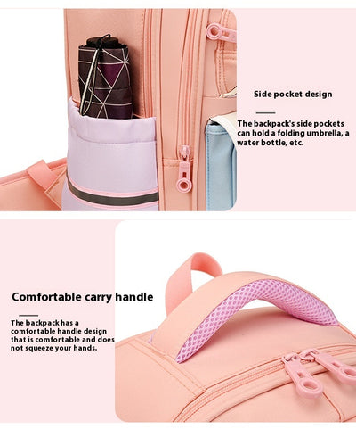 Mochila Escolar Ergonómica con Protección de Espalda y Múltiples Compartimentos - Image 16