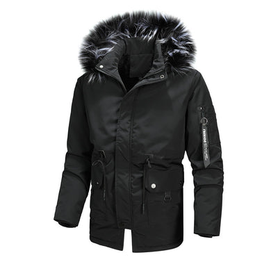 Chaqueta Acolchada Casual con Cierre para Hombre - Image 5