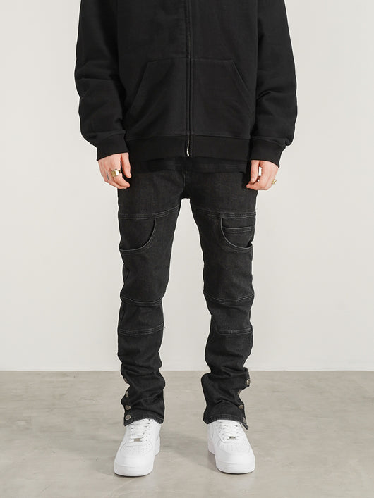 Jeans Slim Fit con Corte Tridimensional y Bolsillos Pechuga - Image 6