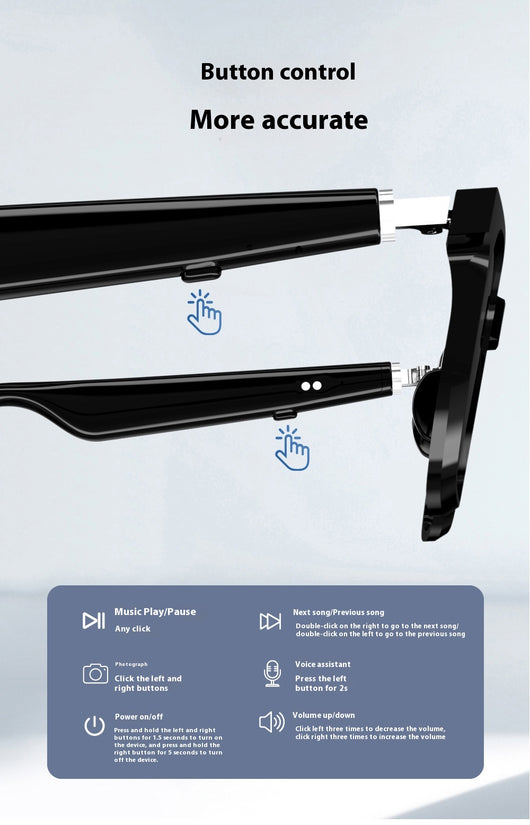 Gafas de Sol Inteligentes Bluetooth con Llamadas y Música - Image 10