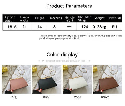 Bolso Bandolera Cuadrado de un Hombro - Diseño Minimalista y Versátil - Image 17