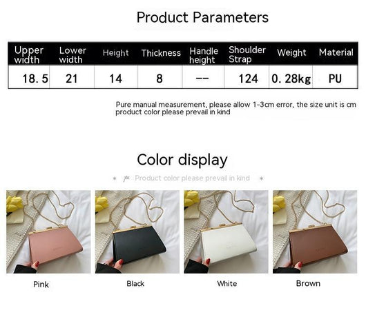 Bolso Bandolera Cuadrado de un Hombro - Diseño Minimalista y Versátil - Image 17