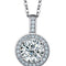 Platinum Diamond Ring Moissanite Ring D Color 1 Carat Adjustable 16Style