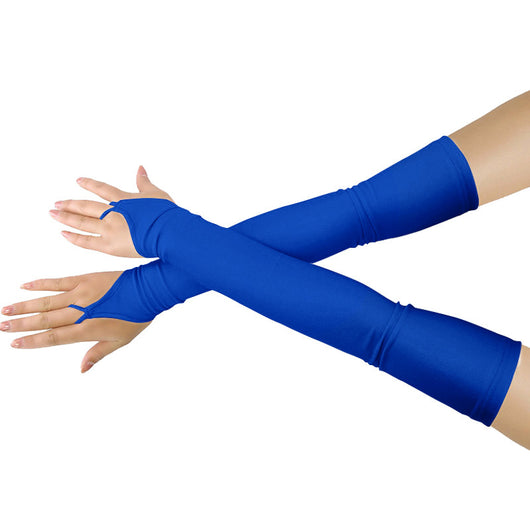 Guantes Sin Dedos de Satén Elástico con Gancho - Image 14