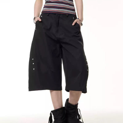 Pantalones Cortos Casuales Retro Remaches - Image 8