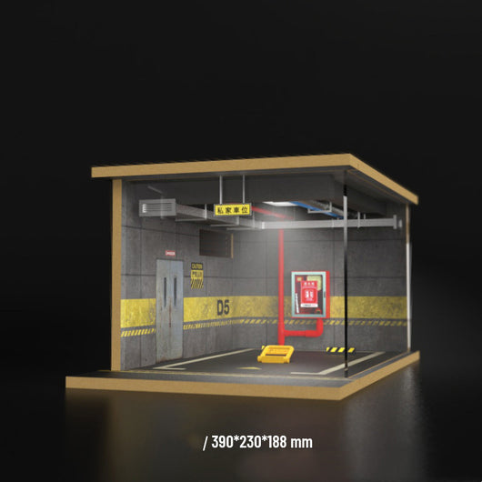 Estacionamiento de Modelos de Autos con Iluminación LED y Protección Antipolvo - Image 9