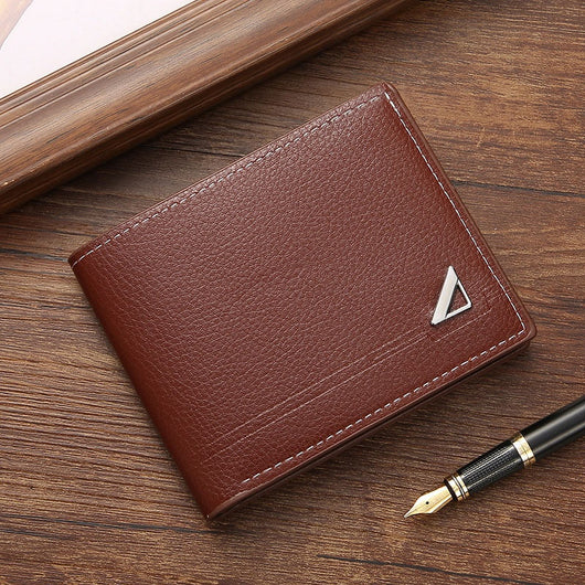 Billetera de Cuero Suave para Hombre con Patrón Lichi y Múltiples Compartimentos - Image 10