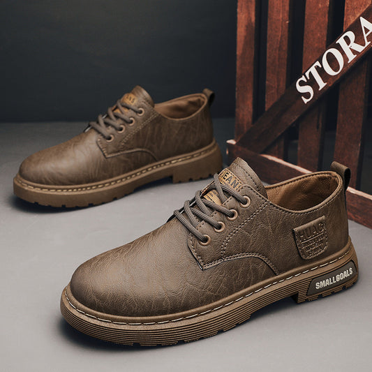 Botas de Cuero para Hombre - Estilo Casual y Trabajo - Image 2