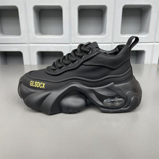 Zapatos Deportivos de Plataforma en Cuero para Hombre - Estilo Moderno y Confort - Image 32