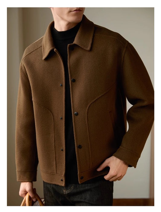 Abrigo de Lana Doble Faz para Hombre 100% Lana Premium - Image 2