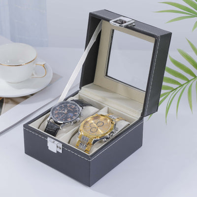 Caja Organizadora de Cuero para Relojes de Lujo - Image 11