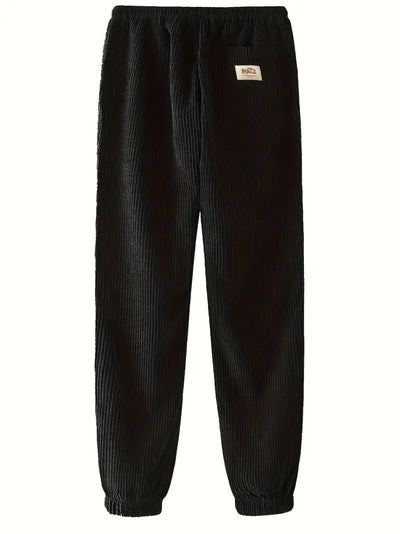 Pantalones Casuales Deportivos Tipo Waffle Gruesos para Otoño Invierno - Image 12