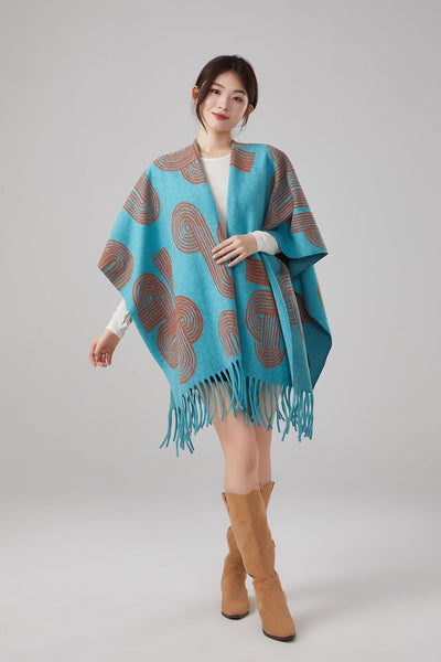 Chal Étnico Cálido para Otoño e Invierno - Image 12