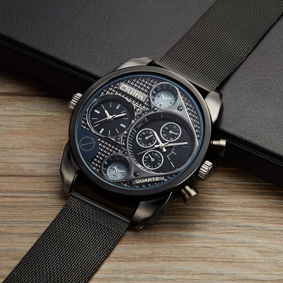 Reloj para Hombre con Correa de Malla de Acero - Image 3
