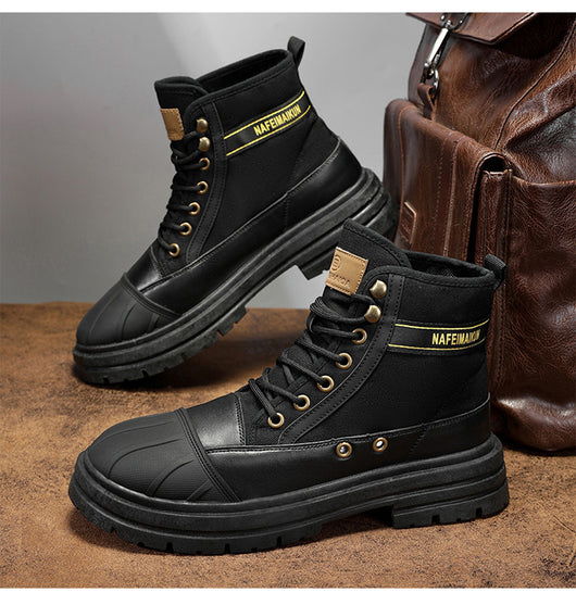 Botas Martin Altas Estilo Británico para Hombre - Image 13
