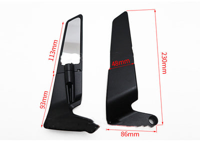 Espejo Retrovisor Motocicleta Negro Universal de Estilo - Image 6
