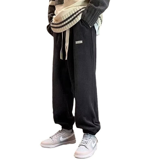 Pantalones Casuales Rectos Holgados con Refuerzo de Grosor para Hombre - Image 2