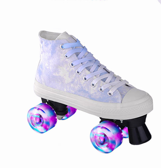 Patines de Lona Camuflaje con Ruedas Dobles para Adultos - Image 3