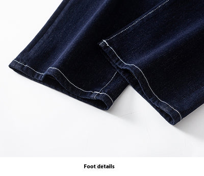 Pantalón Denim Cintura Alta Stretch Pierna Ancha - Image 13