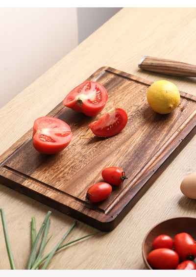 Tabla de Cortar de Madera Maciza Acacia Mangium para Cocina - Image 10
