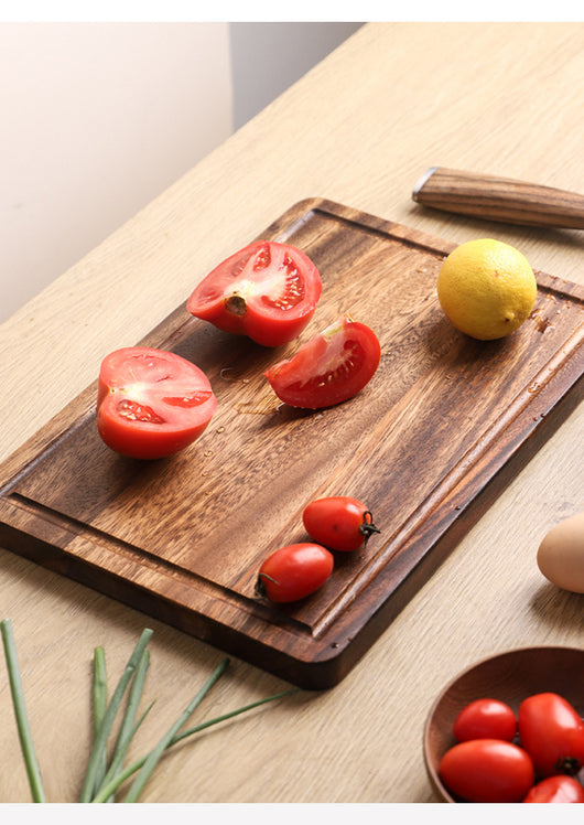 Tabla de Cortar de Madera Maciza Acacia Mangium para Cocina - Image 10