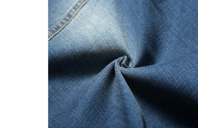 Shorts Denim Recto Suelto con Parches Five Points para Hombre - Image 13