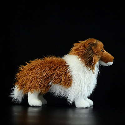 Peluche Perro Pastor Alemán Realista - Juguete de Simulación