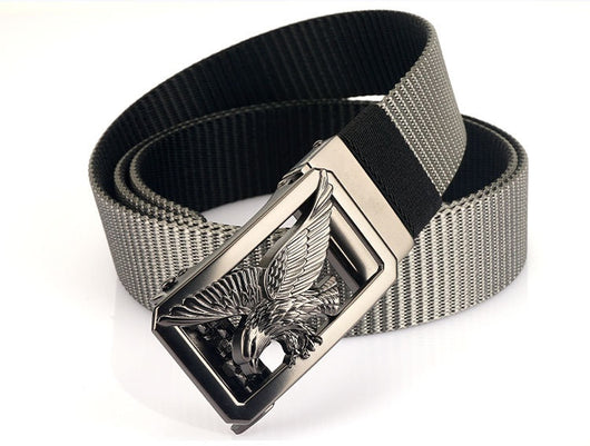 Cinturón Bicolor para Hombre con Hebilla Automática Giratoria sin Dientes - Image 26