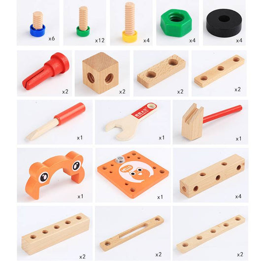 Silla Luban de Madera - Juguete Educativo Desarmable - Image 6