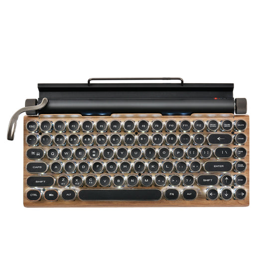 Teclado Mecánico Bluetooth Retro Punk con Diseño de Máquina de Escribir - Image 7