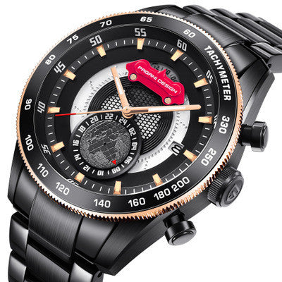 Reloj de Acero Inoxidable para Hombre con Movimiento de Cuarzo - Image 7